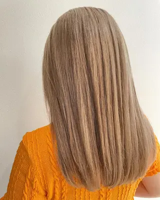 ロング カラー 福島成美/髪質改善 縮毛矯正/カラーのヘアスタイル