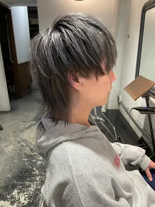 ショート カラー メンズ メンズパーマ メンズ特化ryoのヘアスタイル