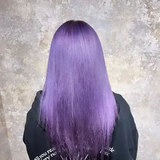 セミロング カラー 編み込みエクステ/ ハイトーン りょすけのヘアスタイル