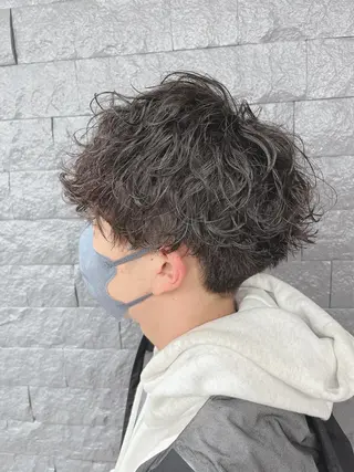 パーマ メンズ 工藤 純也のヘアスタイル