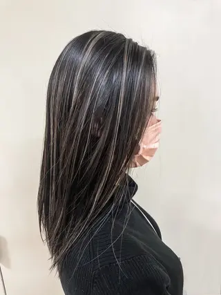 セミロング カラー カラー/髪質改善 レイヤー/vagueのヘアスタイル