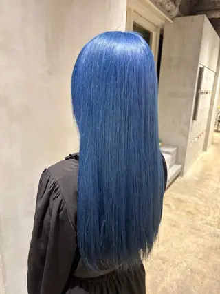 ロング カラー るか/ハイトーン🩵 /ダブルカラー🌟のヘアスタイル