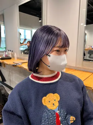 ショート NANAMI🩵 大人可愛い韓国ヘアのヘアスタイル