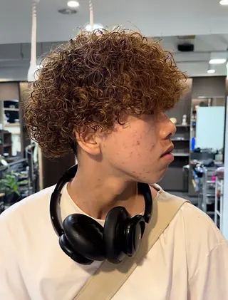 パーマ メンズ 年間2000名担当◎ パーマ職人/仲原佑樹のヘアスタイル