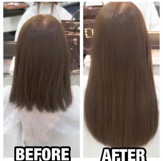 ロング シールエクステ支持率 髪質改善💯sayaのヘアスタイル