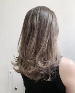 ミディアム カラー 銀座透け感大人カラー 🌴フルカワのヘアスタイル