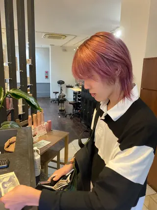 ミディアム レイヤー支持no.1 ☆笠原翔一のヘアスタイル