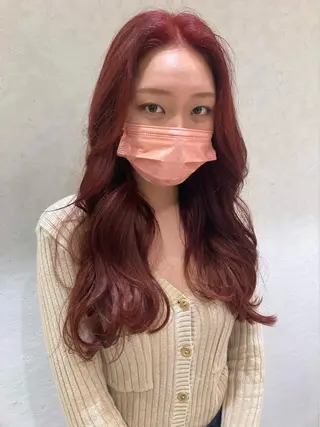 ロング カラー nono/パーマ /顔まわりカット🐈のヘアスタイル