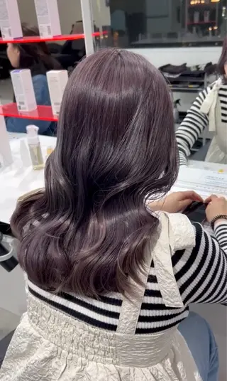 ロング 韓国風艶カラー🪽 yuuna🪽🍨のヘアスタイル