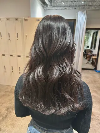 ロング カラー ヘアアレンジ 🎀suzuna 透明感colorのヘアスタイル