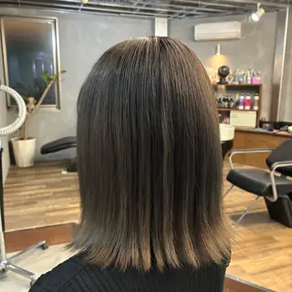 セミロング カラー Rejoice hair Lei所属・Rejoice⭐️ SAYAのヘアスタイル