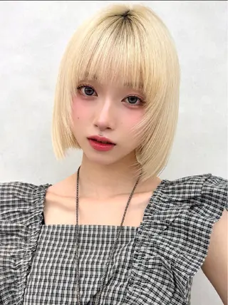 ミディアム 🔮韓国ボブ/艶 カラー/あやか🔮のヘアスタイル
