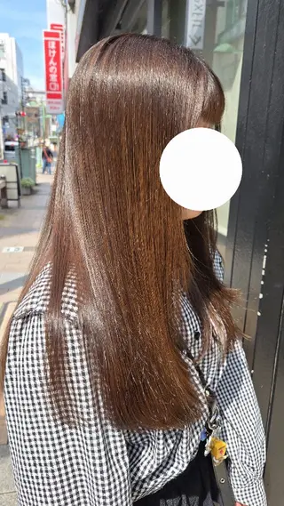セミロング stoke TOKYO所属・野村 果音(カノン)のヘアスタイル
