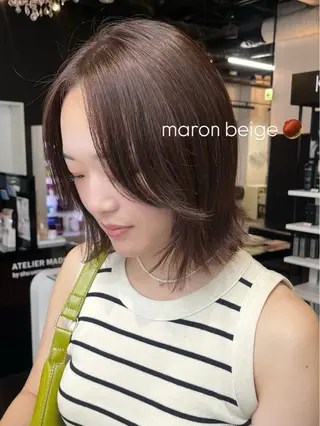 ショート カラー trico心斎橋 ナツミのヘアスタイル