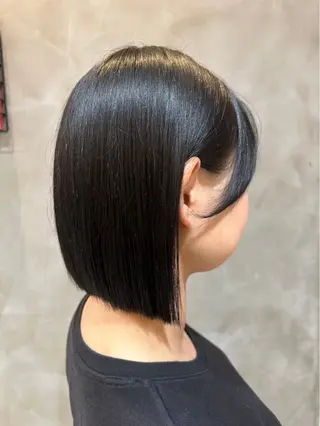 ショート 💎曲がる縮毛矯正 💎透明感カラー/のヘアスタイル