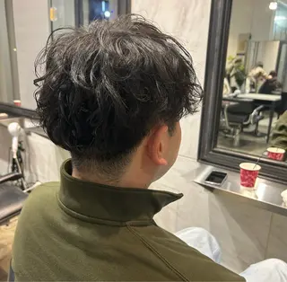 ショート メンズ もてぎさやか👩🏻 🪄巻ける縮毛矯正のヘアスタイル