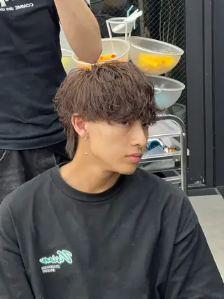 パーマ 🌀ソヘル/シャドウ ✨/メンズパーマ/栄のヘアスタイル