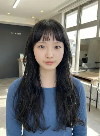 ロング カラー 口コミ140件超え 💬☘️笹岡航太のヘアスタイル