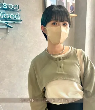 ショート 河原 亮のヘアスタイル