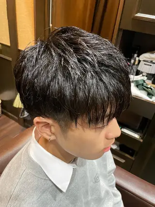 ミディアム メンズ UNTRACE -BARBER SHOP- 東池袋店所属・渡辺 康太のヘアスタイル