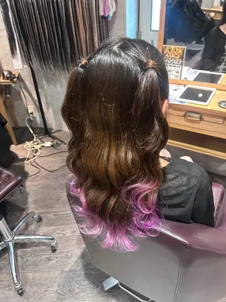 ヘアアレンジ ブリーチ/エクステ/ 19歳/新宿/アリルのヘアスタイル