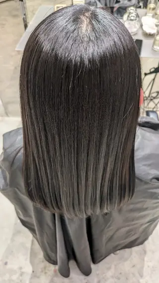 カラー 縮毛矯正💕艶カラー 金川萌萌のヘアスタイル