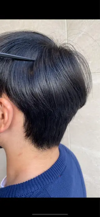 メンズ 透明感ブリーチ/ メンズパーマのヘアスタイル