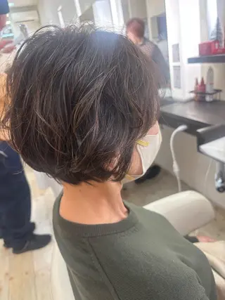ショート パーマ ルプラボウ 石黒よう子のヘアスタイル