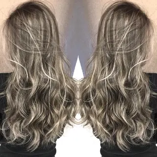 ロング カラー 井上 一平のヘアスタイル