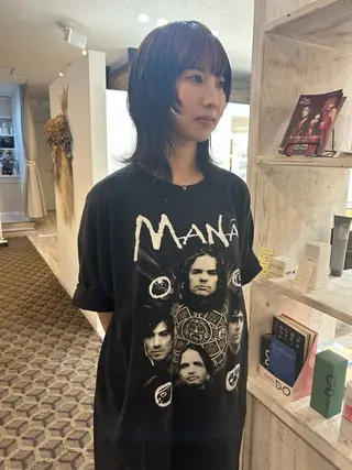 ミディアム フルヤ ユウキのヘアスタイル