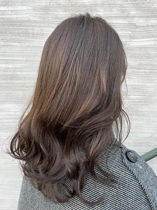 ロング カラー 韓国風/オシャレ /縮毛矯正/滝口琴未のヘアスタイル