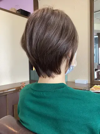 ショート loji hair所属・🌈ママ美容師🌈 齋藤美和のヘアスタイル