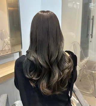 ロング カラー 韓国レイヤー/艶髪/ manami🥣のヘアスタイル
