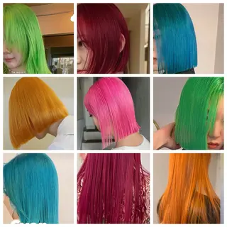 ロング カラー 田中 里奈のヘアスタイル