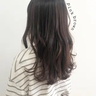 セミロング カラー お洒落パーマ/ 艶カラー/michiのヘアスタイル