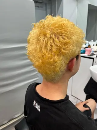 カラー メンズ メンズパーマ特化🔥 田中のヘアスタイル