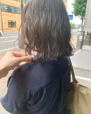 ミディアム パーマ ZEEN札幌店所属・米林 京祐のヘアスタイル