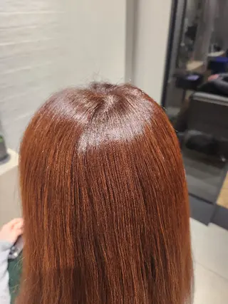 セミロング カラー 💜艶髪カラー💜 🎶富川美希🎶のヘアスタイル