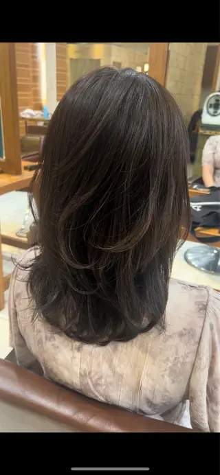 ミディアム 川崎レイヤーカット /江口真正のヘアスタイル