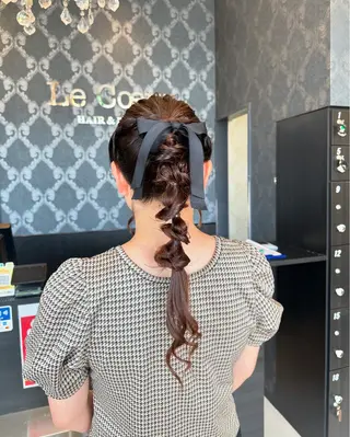 ヘアアレンジ 大口 楓のヘアスタイル