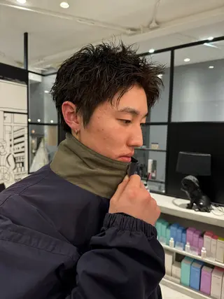 パーマ メンズ NOA solte.所属・メンズ特化🌀 山田玲亜のヘアスタイル