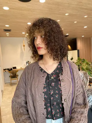 ミディアム パーマ パーマ指名No1 /namiのヘアスタイル