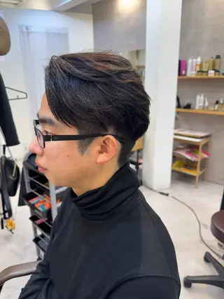 ショート パーマ メンズ Dxxxx III所属・女性目線の大人 メンズ*Ayakaのヘアスタイル