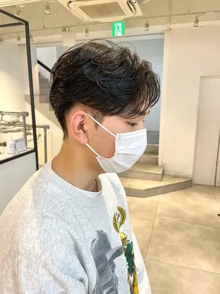 ショート パーマ メンズ 🇰🇷カルマパーマ kaito🇰🇷のヘアスタイル