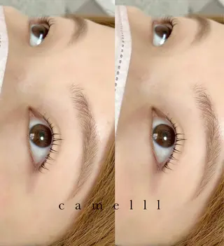 マツエク・マツパ 【那覇/束感まつ毛】 キャメルのマツエク・マツパデザイン