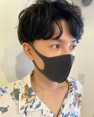 ショート メンズ 似合わせカラーパーマ 🌿kitin米川のヘアスタイル