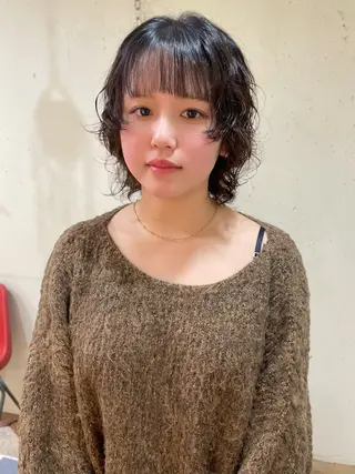 パーマ YUKI 新宿 カット/パーマのヘアスタイル