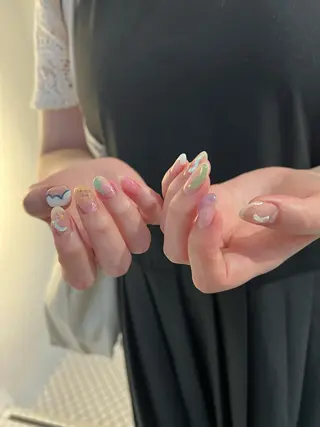 ネイル 【韓国ヘア・ネイル】 HINATA🍒のネイルデザイン