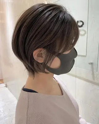 ショート カラー 河合秀明/ショート /ボブ/レイヤーのヘアスタイル