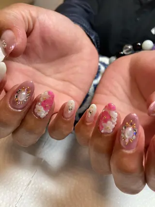 ネイル rukianail 新里のネイルデザイン